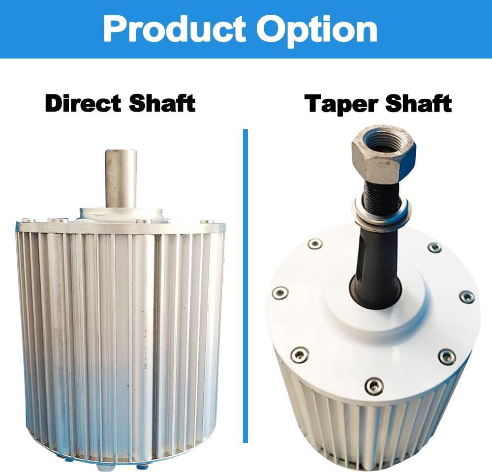 10KW 20KW 30KW Low Speed Permanent Magnet Generator 48V 3 Phase AC tors Use for Motor Drive Water Wind Turbine Industrial Energy(24V,5KW)