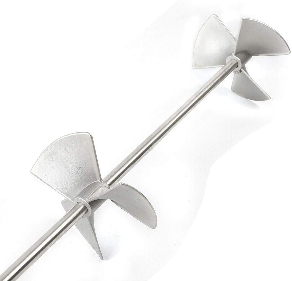 Pneumatic Bracket Mixer, 50-Gallon 1/2 HP 31.5Inch Pole Tank Barrel Air Mix Clip Paint Blender Automatic Paint Mixing Stirring Machine Ink Coating Mix Tool with Stainless Steel Blade