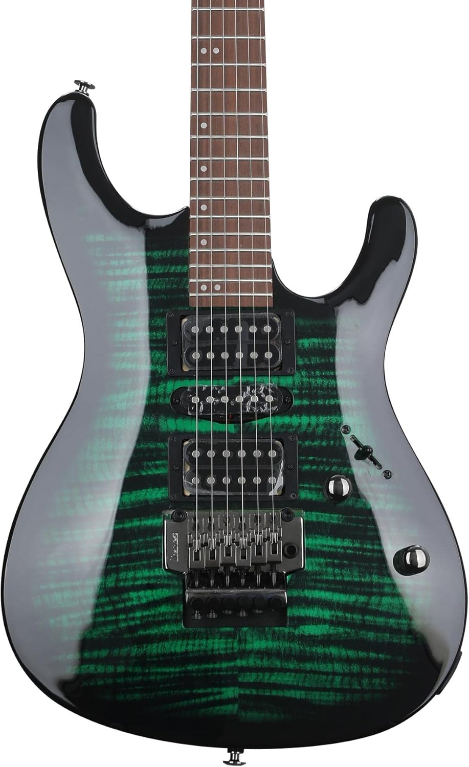 Ibanez Kiko Loureiro Signature KIKOSP3 Electric Guitar - Trans Emerald Burst