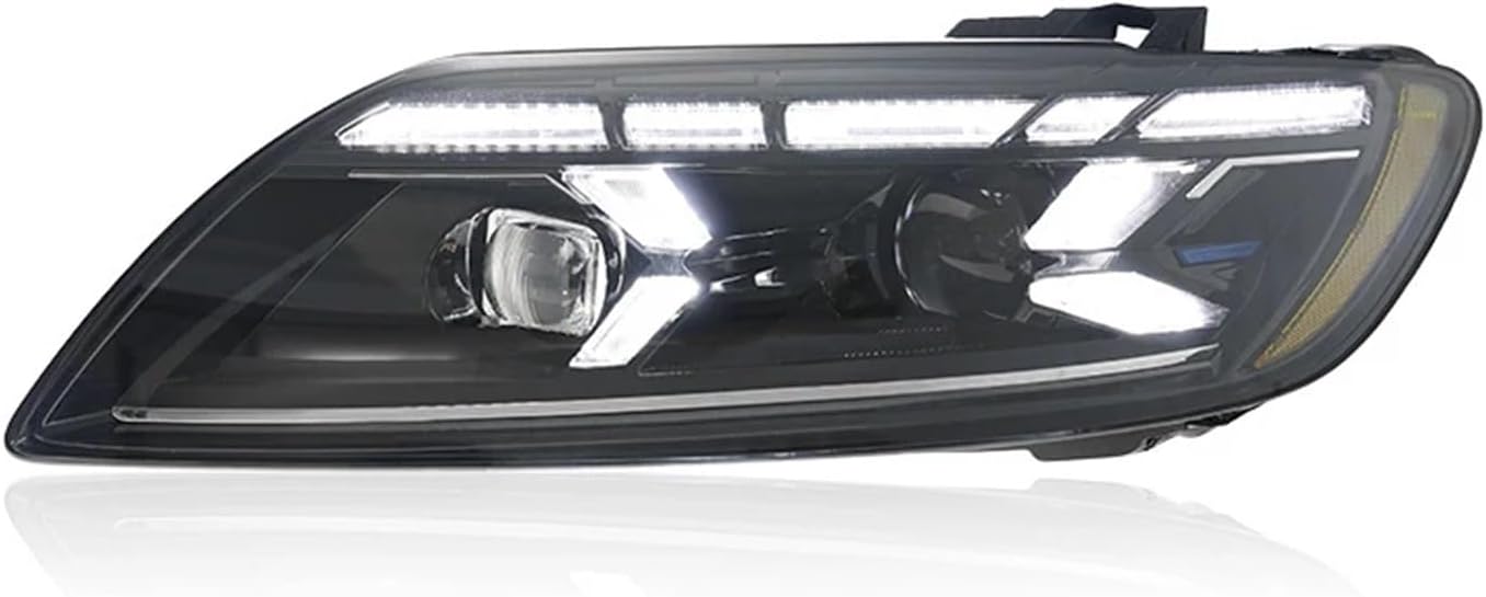 Car HeadLamp +Taillamp Compatible For Audi Q7 LED Headlight 05-2016 Front DRL Turn Signal Light Assembly Modified Q8 Automotive Accessories(2 PCS,10-15,No AFS)