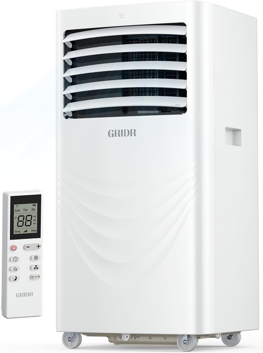 12000 BTU Portable Air Conditioners, AC Unit for Bedroom with 4 Modes Cooling/Dehumidifier/Fan & Sleep, Up to 400 Sq.Ft, 45db Quiet, 24H Timer & Remote, Standing Air Conditioner for Rooms Office Home