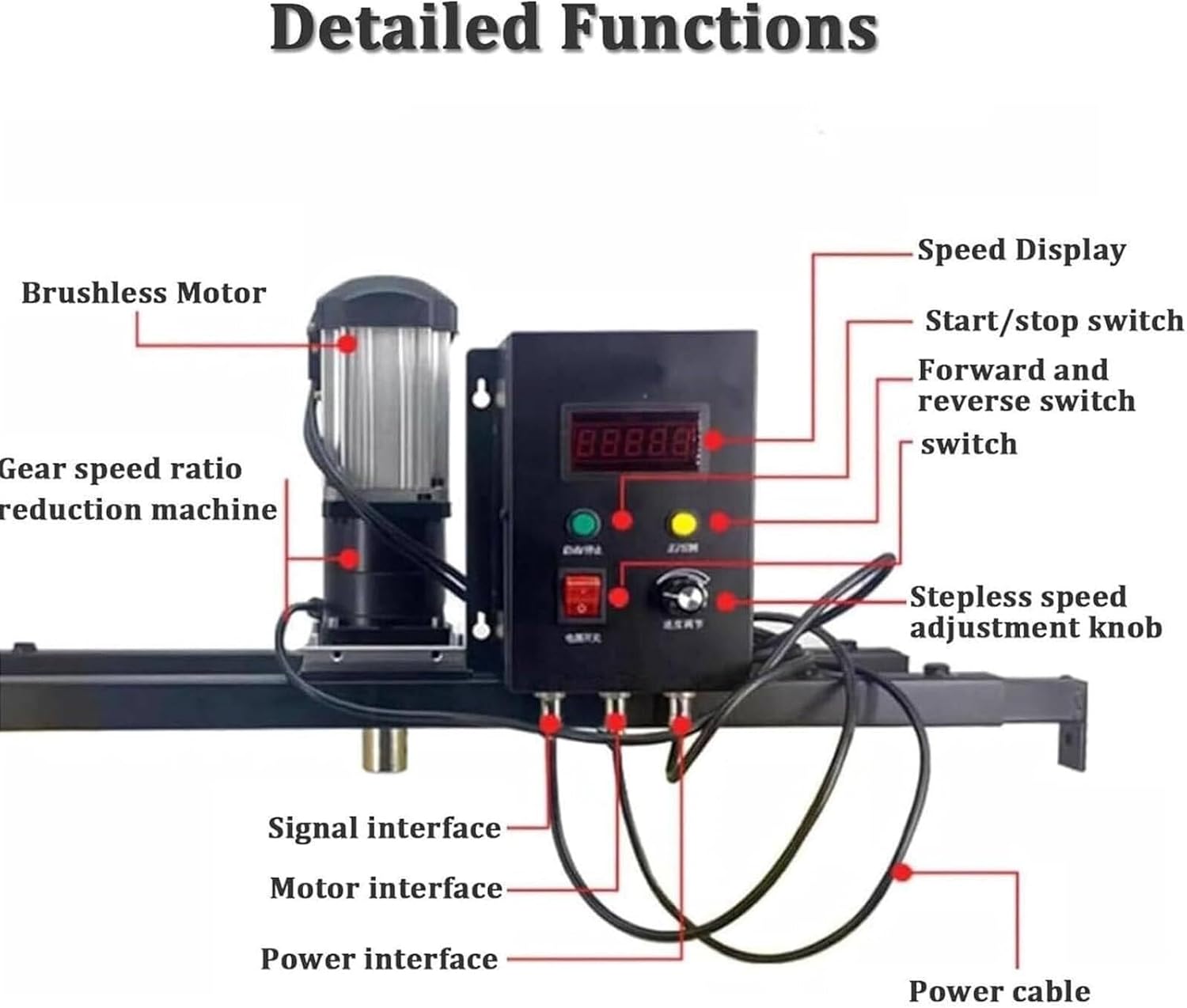 Stand Agitator,45 Db Tank Mixer Machine,Paint Mixing Equipment for Dissolver Agitator(B)