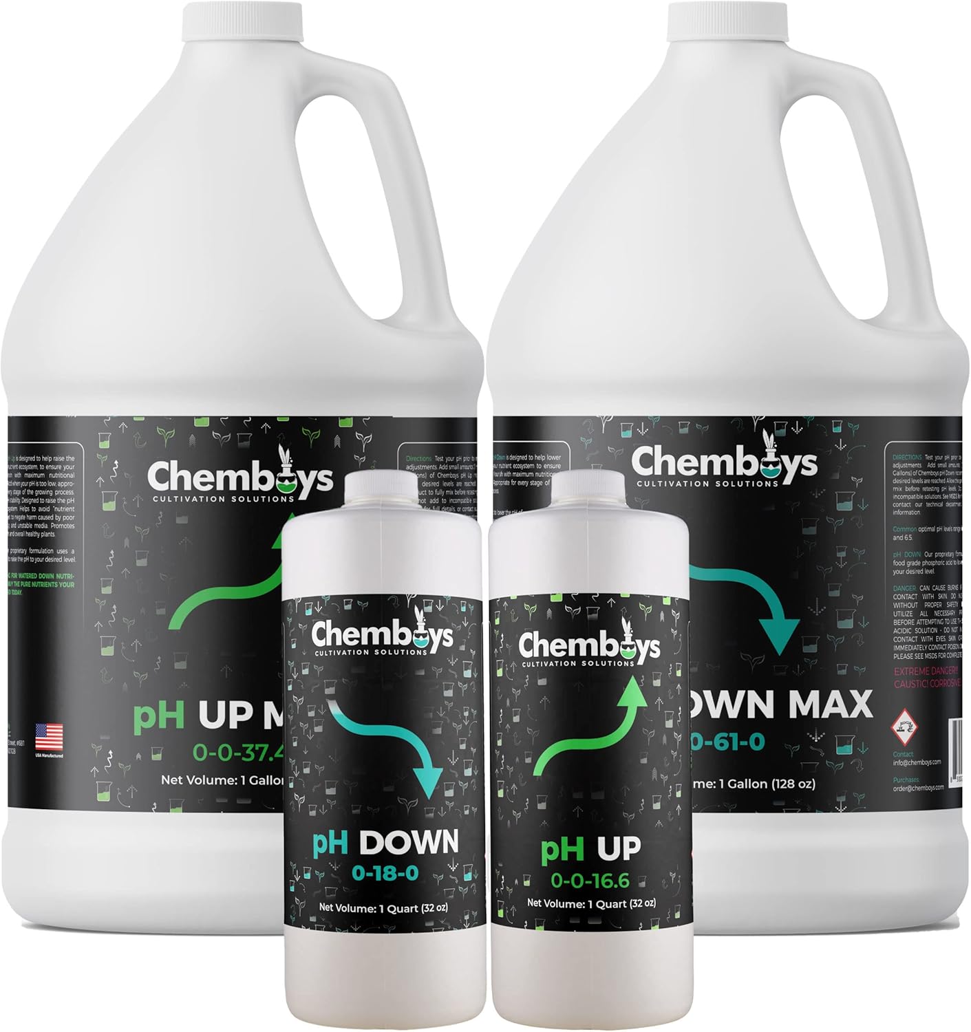 DIYChemicals pH Up Control – pH Adjuster for pH Imbalances Calibration, Pool, Hot Tub, Aquarium, Spa, Fish Tanks, Laboratory - Premium pH Increaser and Maintenance Kit, 5 Gal