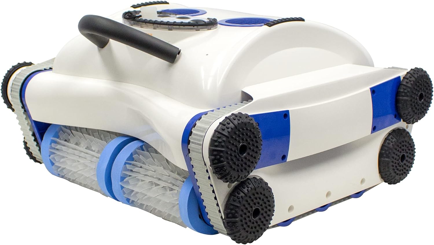 POOL BLASTER CX-1 Cordless Robotic Pool Cleaner, Automatic Vacuum for Inground and Above Ground Pools, Intelligent Wall Climbing Vac w/Strong Suction, High Capacity and Smart Scheduler