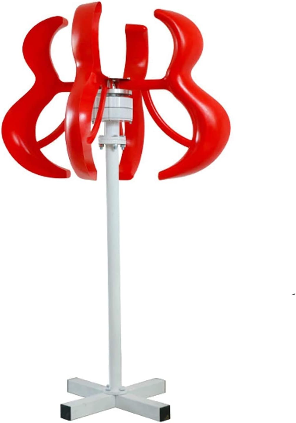 6000W 5 Blades Vertical Axi Wind Turbines Generator Lantern 12V 24V Motor Kit Electromagnetic for Home Streetlight Use