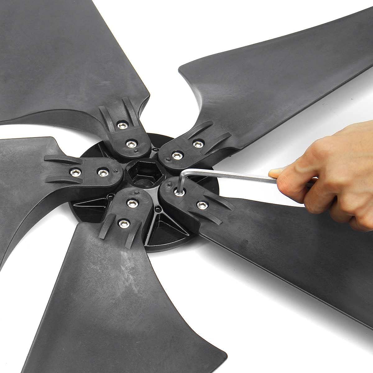 3000W Wind Turbine Generator 5 Blades Free Energy Windmill 12V 24V Wind Power with Controller for Home Outdoor Camping Use