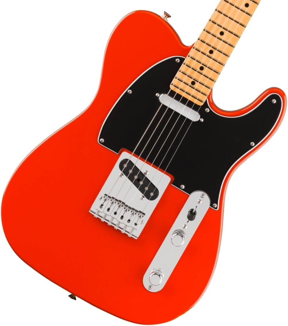 Fender Player II Telecaster Electric Guitar - Coral Red with Maple Fingerboard
