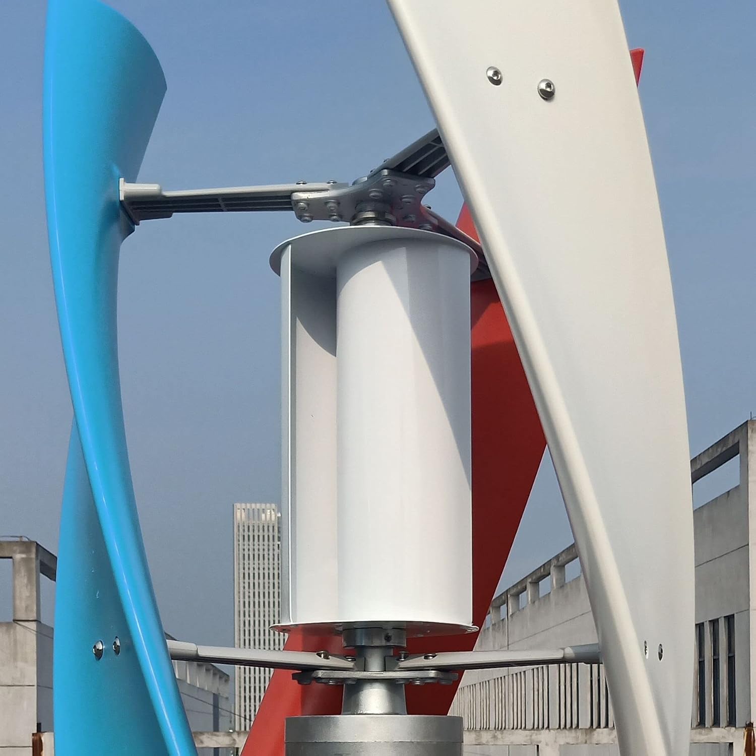 Wind Power Turbine Generator Wind Generator 1000w Inner Air Duct 2000w 3000w Energy Wind Turbine Power Permanent Maglev 12v 24v with MPPT Controller (Color : Multi, Size : MPPT Controller_48V)