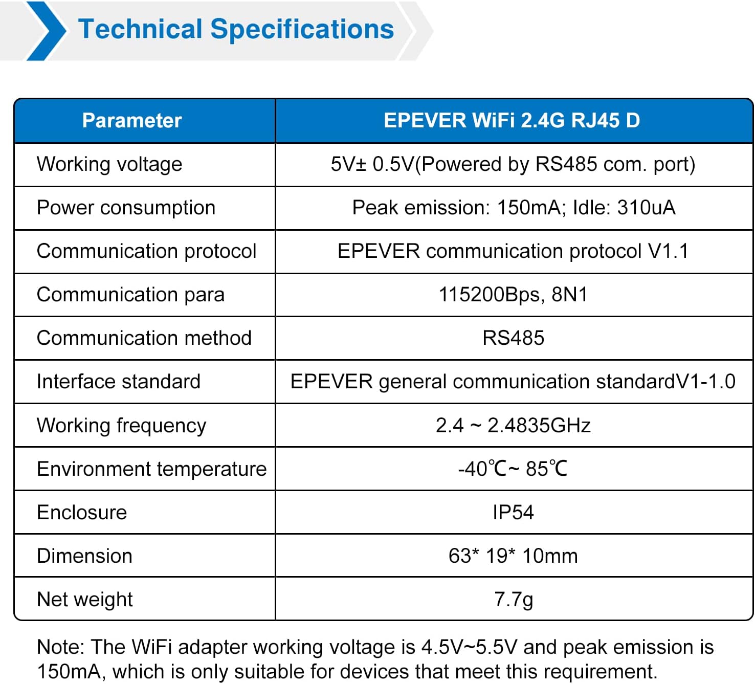 EPEVER MPPT Solar Charge Controller 40A 12V 24V Auto + WiFi Adapter Remote Control via APP + Temp Sensor Cable Solar Panels Charger for Lead-Acid LiFePO4 Lithium Battery (Tacer4210AN+WiFi+RTS)