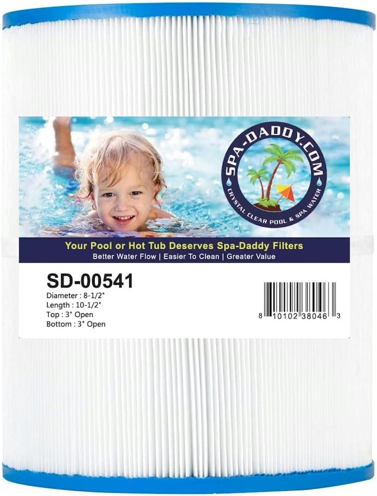 Spa-Daddy SD-00541 Filter - Replacement for Watkins Hot Spring Spas Upgrade from PWK45N Replaces Pleatco PWK65 | Filbur FC-3960 | Unicel C-8465