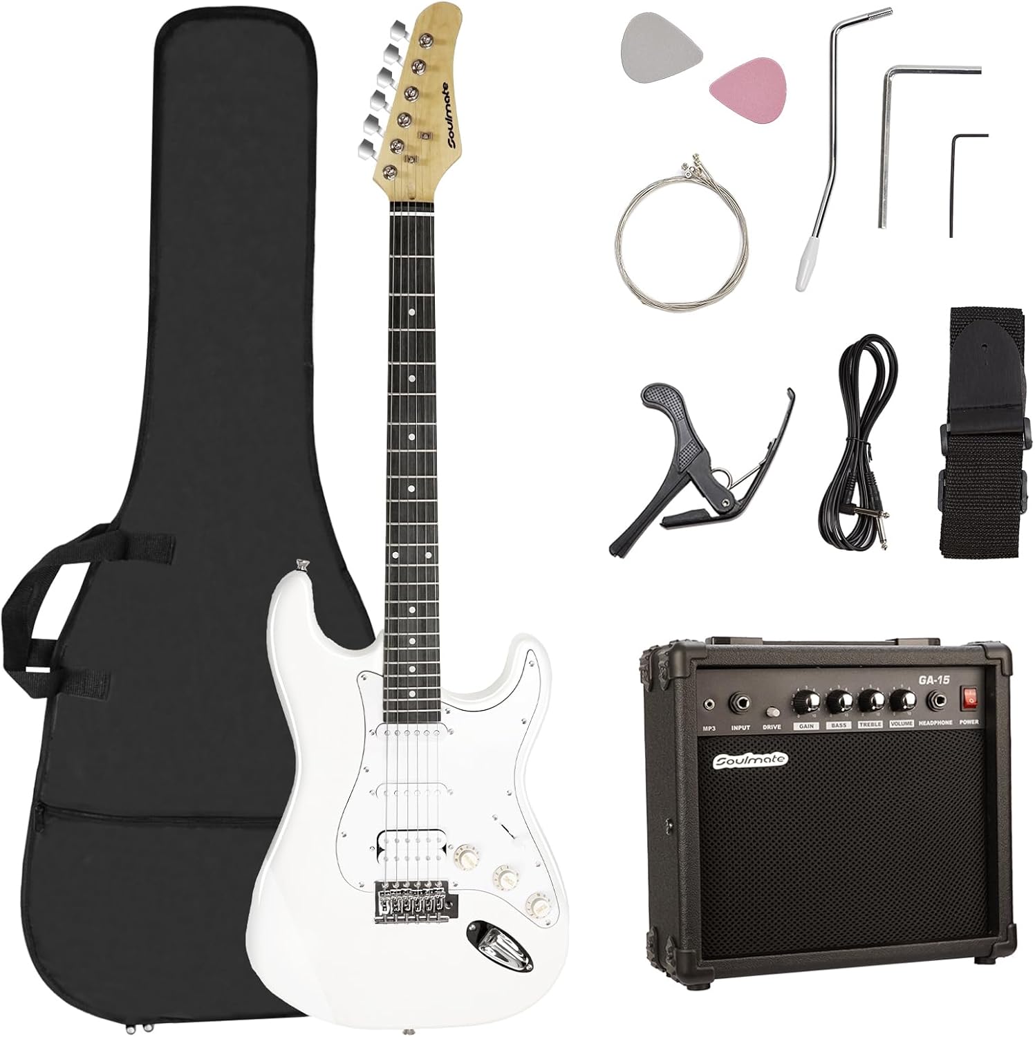 Soulmate Electric Guitar Kit for Beginners, 39
