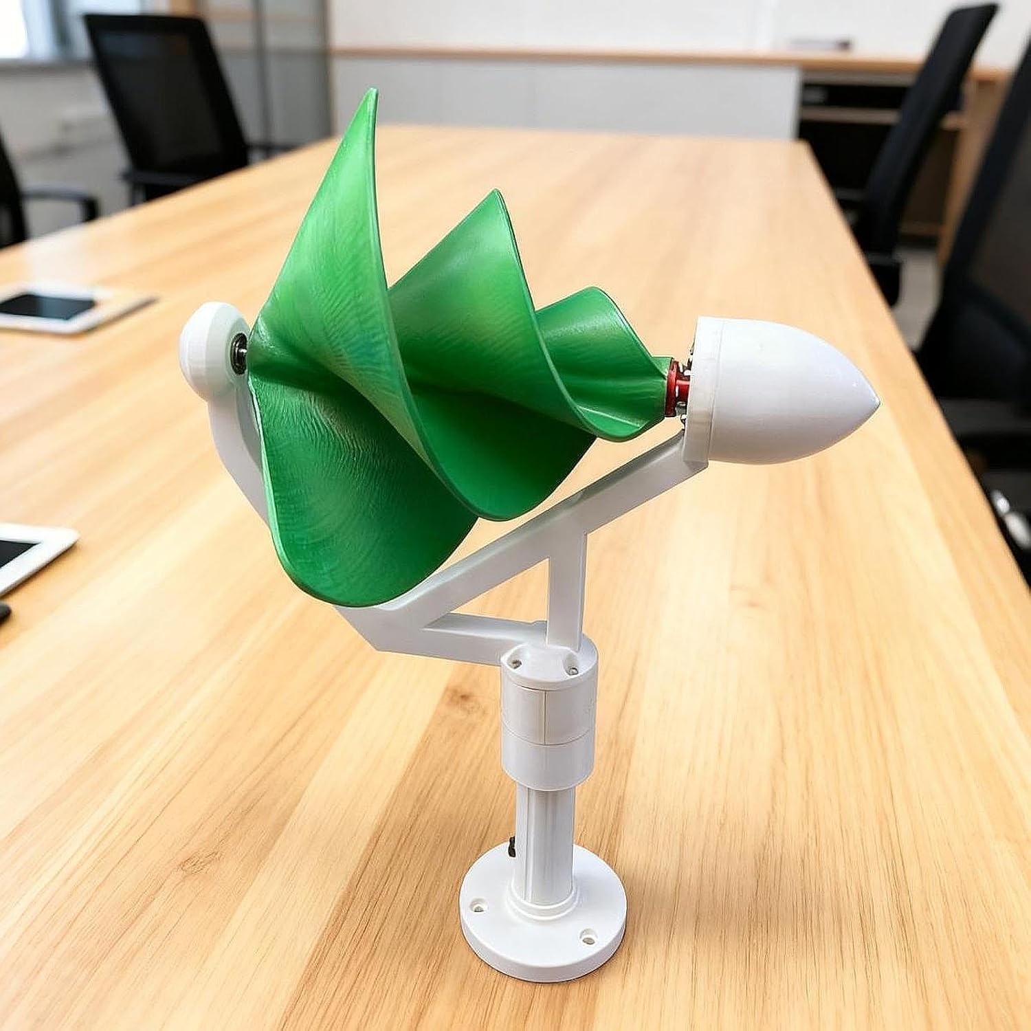 Fenteer Spiral Wind Turbine Generator Spiral Wind Generator Model DIY 50W High Efficiency, for RV Eco Friendly Outdoor, Green