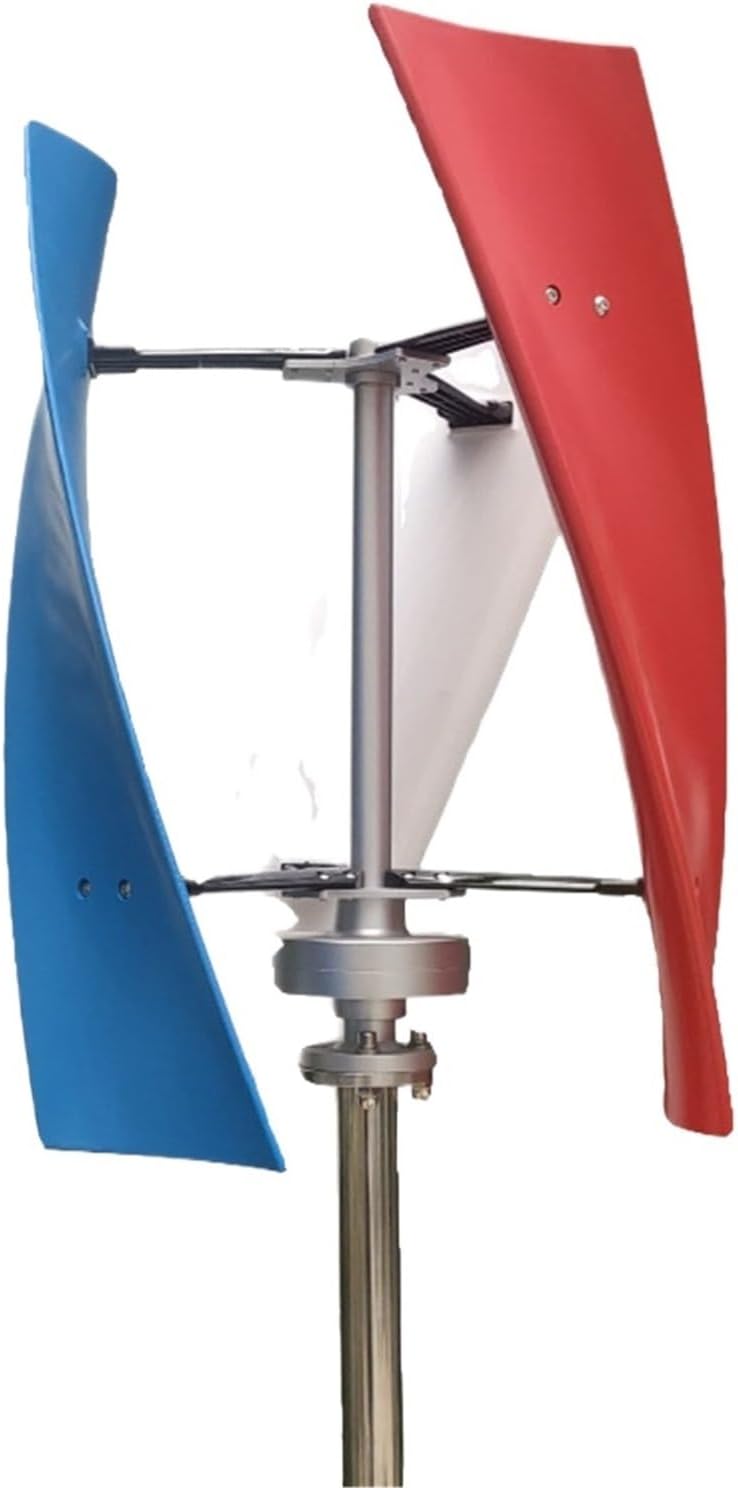 Wind Generator, Vertical Axis Miniature Wind, Permanent Magnet Levitation, Micro-Wind Start, for Home, Landscape, and Street Lighting, 500W 12V with Controller,Wind Turbines