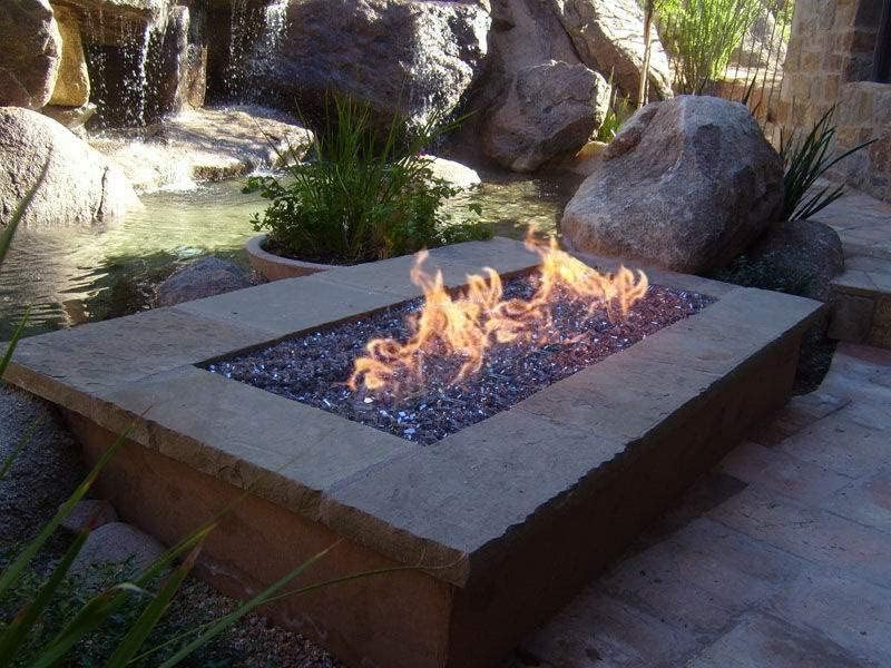 Hearth Products Controls HPC Fire Stainless Steel Fire Pit H Burner Pan w/Burner Included (66X16SS-H), Natural Gas, 66x16-Inches