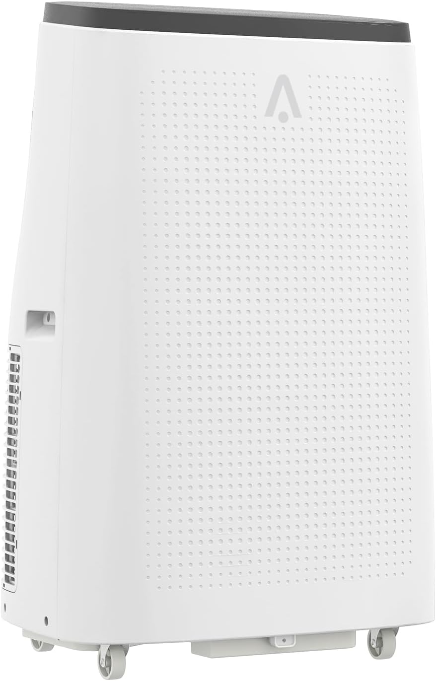 BLACK+WHITE 14000 BTU Portable Air Conditioner, 3-in-1 Portable AC with Fan & Dehumidifier, Quiet Sleep Mode 