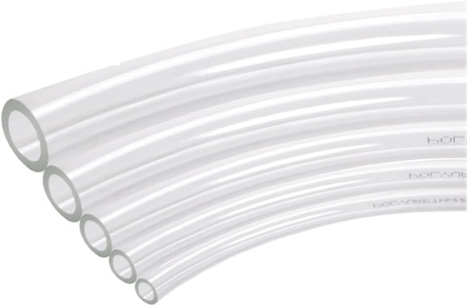 Revive Furniture Pneumatic Tube, Air Hose, Polyurethane(Transparent,20M_OD 12MM XID 8MM)