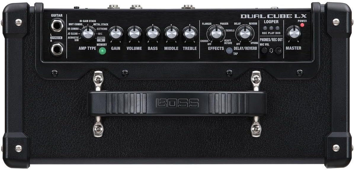 BOSS Dual Cube LX Guitar Amp – The Classic Cube, Evolved for Maximum Flexibility. Ultra-Versatile Desktop amp with pro Tones and Effects, expansive Stereo Sound, and Extended Range (D-Cube LX)