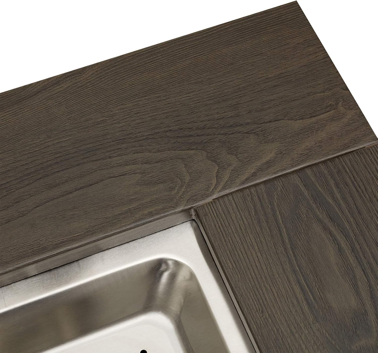 34 Inch Propane Fire Table Square Gas Fire Table Outdoor Firepit Black CSA Certification 50,000 BTU Auto-Ignition with Metal Tabletop, Bronze