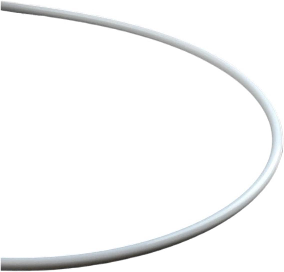 Revive Furniture ABS Round Plastic Hollow Tube(O.D 12mm,50PCS_LENGTH 25CM)