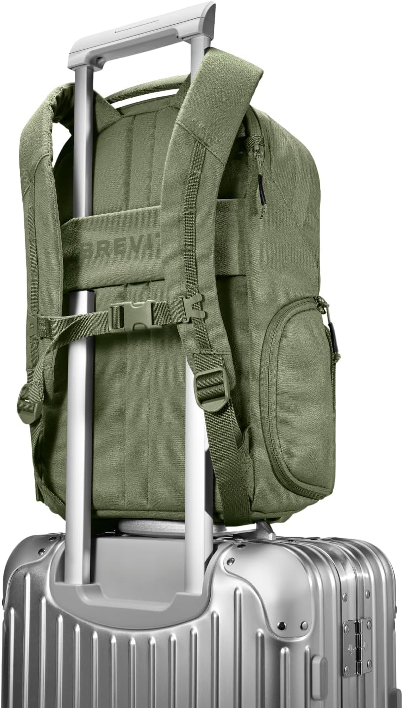 BREVITE - The Jumper - Compact Camera Backpacks for Photographers - A Minimalist & Travel-friendly Photography Backpack Compatible With Both Laptop & DSLR Accessories 18L (Pine Green)