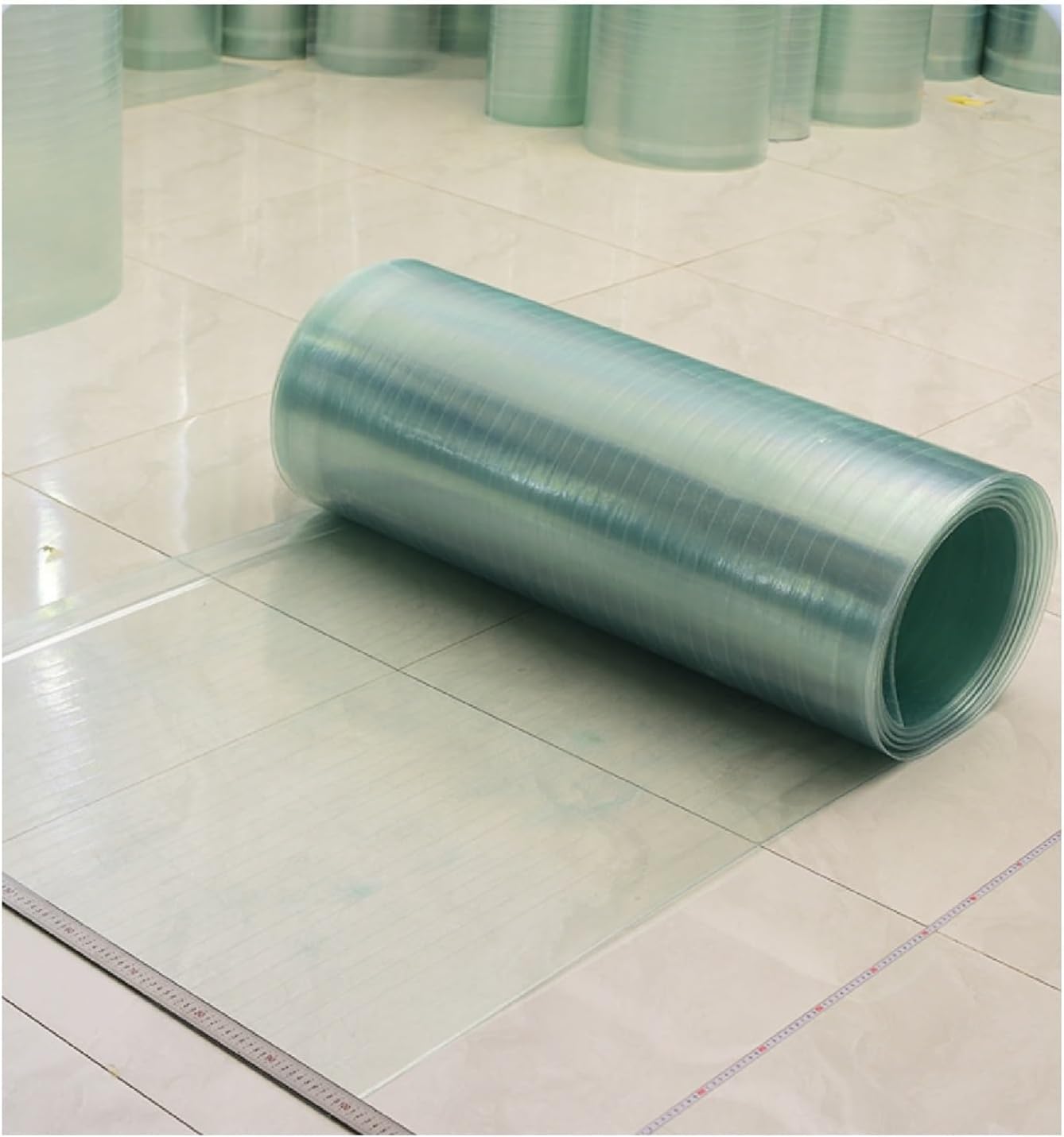 Clear Acrylic Plastic Sheet Polycarbonate Panel, Outdoor Garden and Greenhouse Covering, Strong Impact and Shatterproof - 1 Pack(0.6x6m)