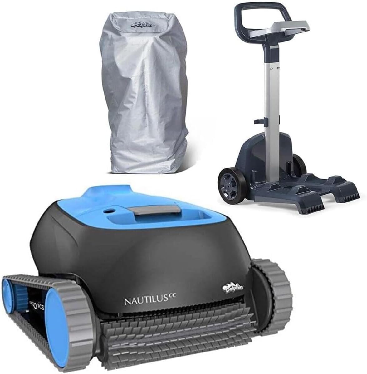 Replacement for Maytronics Replacement for Dolphin Nautilus CC with Caddy & Cover Inground Robotic Pool Cleaner
