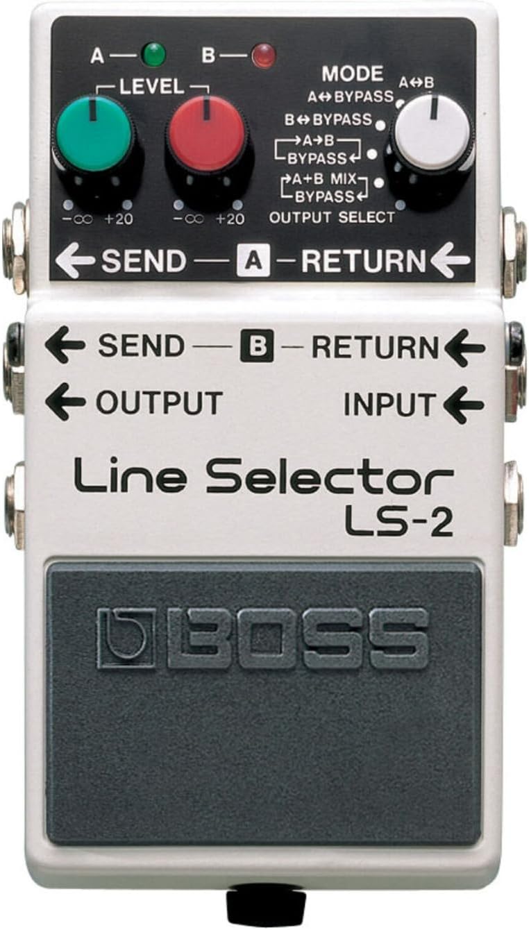 BOSS LS-2 Line Selector/Power Supply Guitar Pedal (LS-2)
