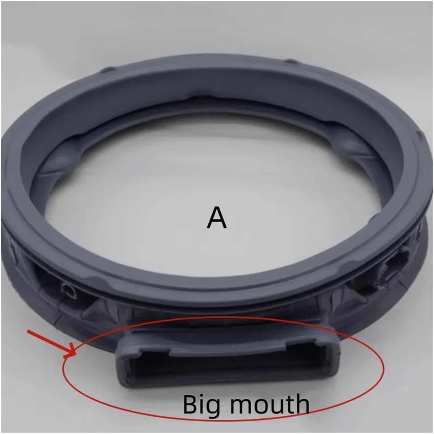 Drum Washing Machine Door Seal Ring, Compatible For LG MDS66651601 MDS666516, Rubber Seal Ring Washing Machine Parts(MDS66651601)