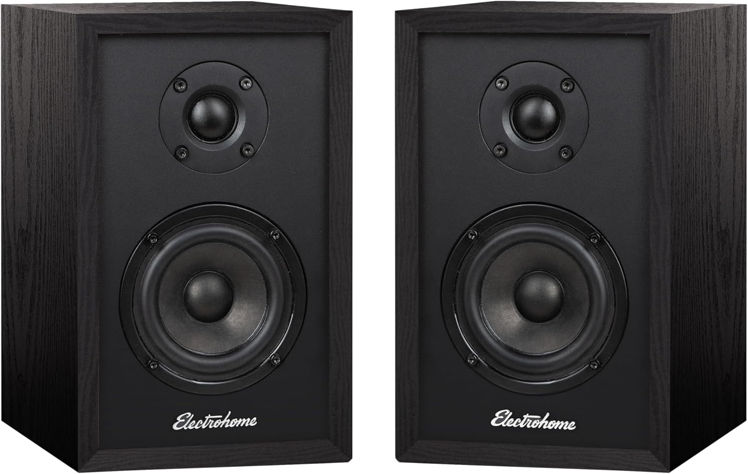 Electrohome Berkeley 2.0 Stereo Powered Bookshelf Speakers with Built-in Amplifier and 3