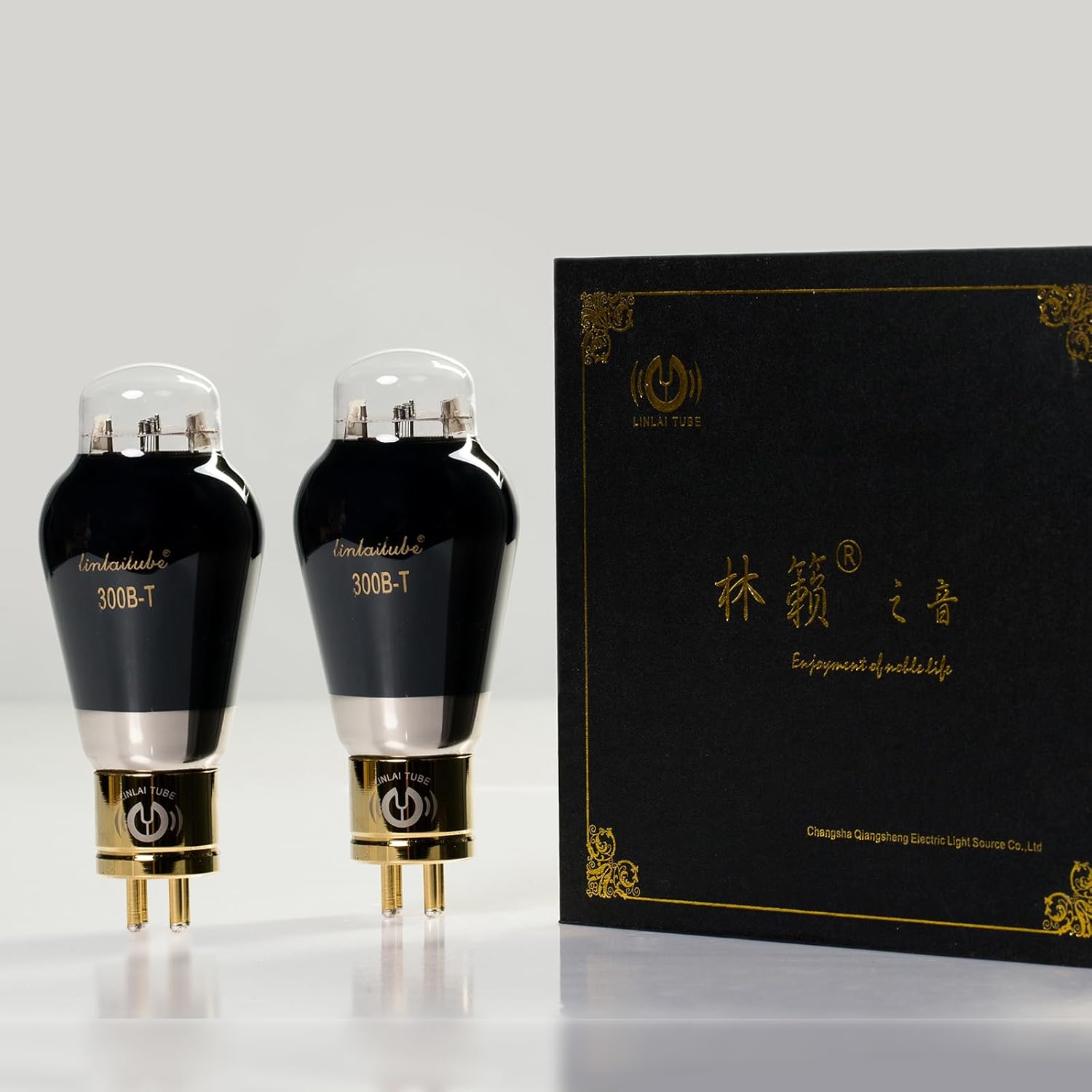 LINLAI 300B-T 1pair Vacuum Hifi Valve Electronic Tube for Class Pairing Audio Amplifier Replaced 10W Power Amplication(300B-T 2pack in a box)