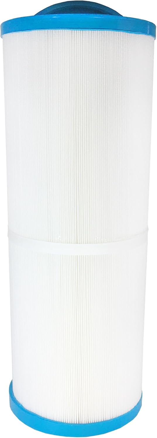 Doheny's PWW50L1 Pool Spa Filter | Filter for Waterway Teleweir 50 | Replace Pleatco PWW50L, Unicel 4CH-949, Filbur FC-0172 | OD: 5”, Length: 13 3/16”, Top: Handle, Bottom: 1.5” Female SAE | 12-Pack