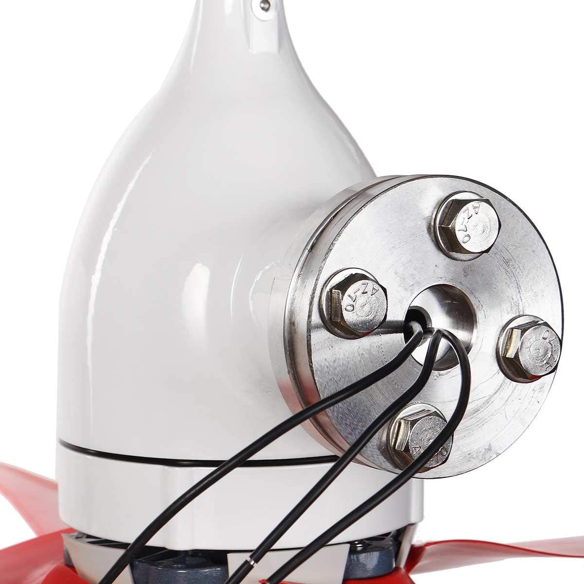 Efficiet 8000W Wind Turbines Generator 12V/24V 3/5/6 Blades Horizontal Wind Generator with Controller Windmill Energy Turbines,24v,5 Blades