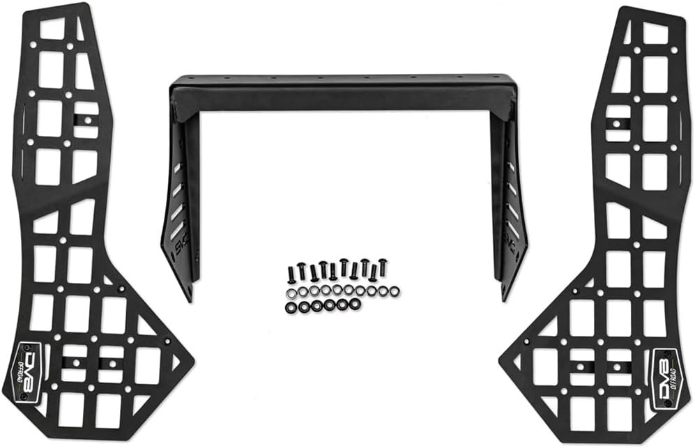 Center Console Molle Panels & Device Mount for 2016-2023 Toyota Tacoma 3rd Gen | Mount for Cell Phone, GPS, Radio, & Other Accessories | Automatic & Manual Transmissions | DV8 Offroad