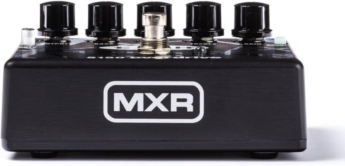 MXR EVH5150 Overdrive Distortion Electric Guitar Effects Pedal with Boost Switch and Noise Gate Featuring Tonebird 1500mA 9V Adapter, Patch Cable, Multi-Tool, Picks Bundle