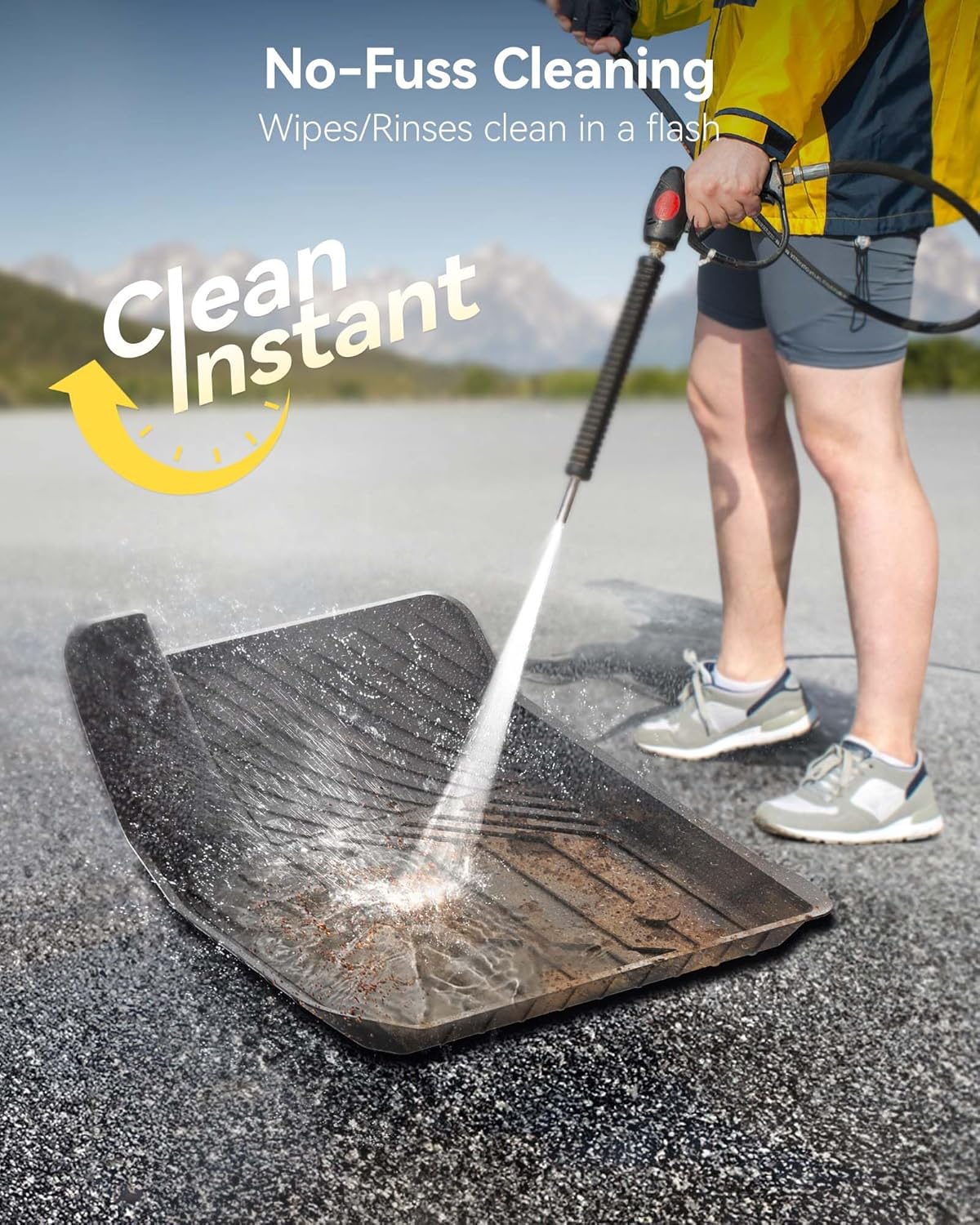 3W Floor Mats for Cadillac XT4 2019-2024 2025, Custom Fit TPE All Weather Car Accessories Cadillac Xt4 Floor Liner, 1st and 2nd Row Car Mats Black