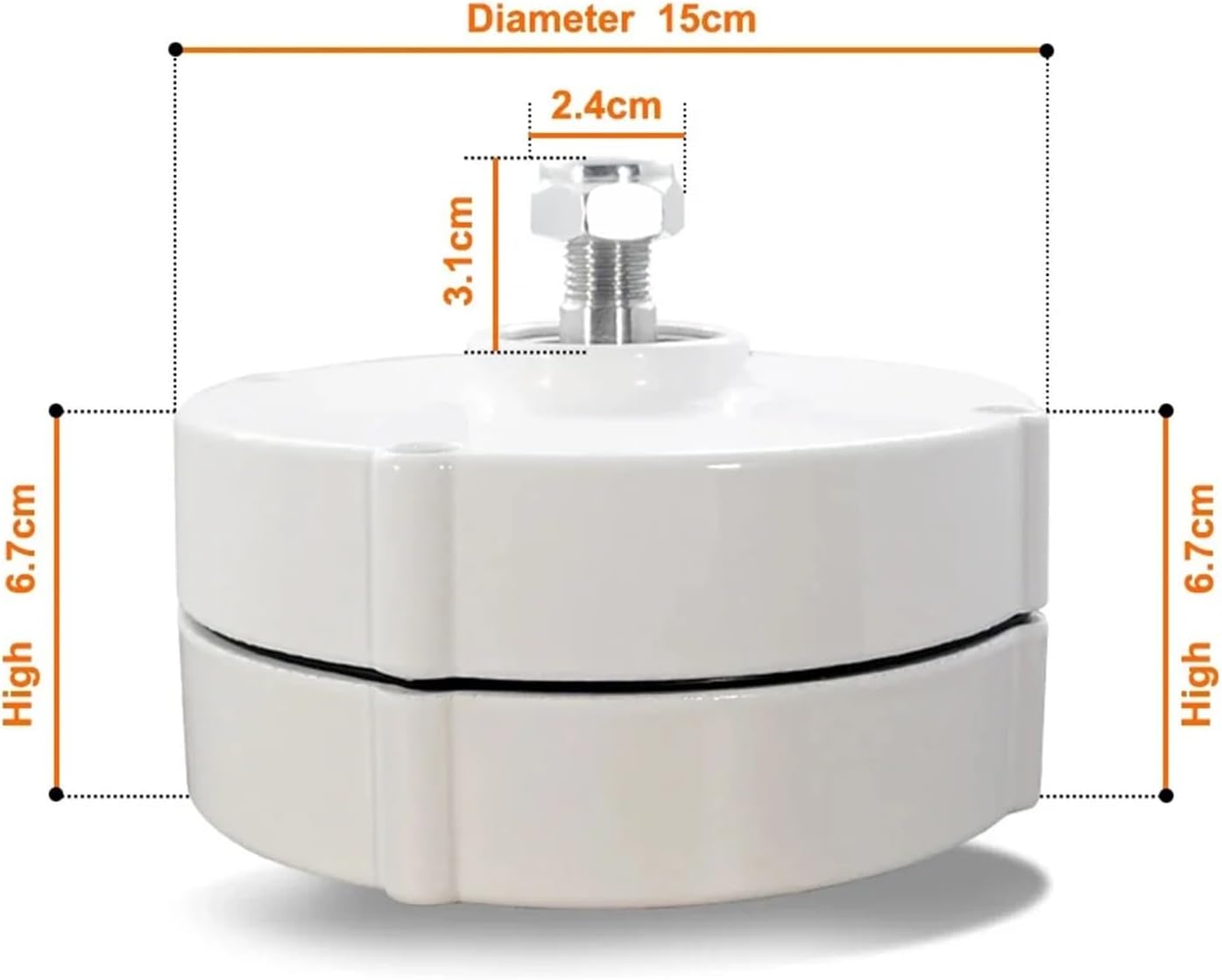 Wind Turbine Generators 500W Low Speed 12V 24V 3 Phase Gearless Permanent Magnet AC tors for Wind Water Turbine for Home Use Low Starting Speed for Home(with Base,24V_500W)