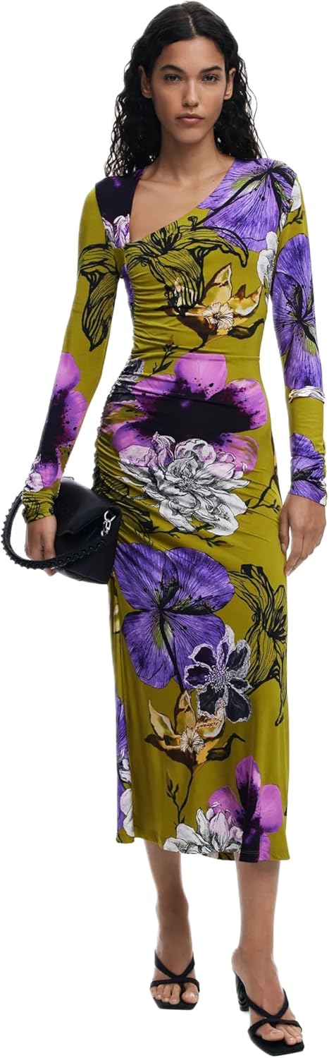 Desigual Women's Woman Knit Dress Long Sleeve