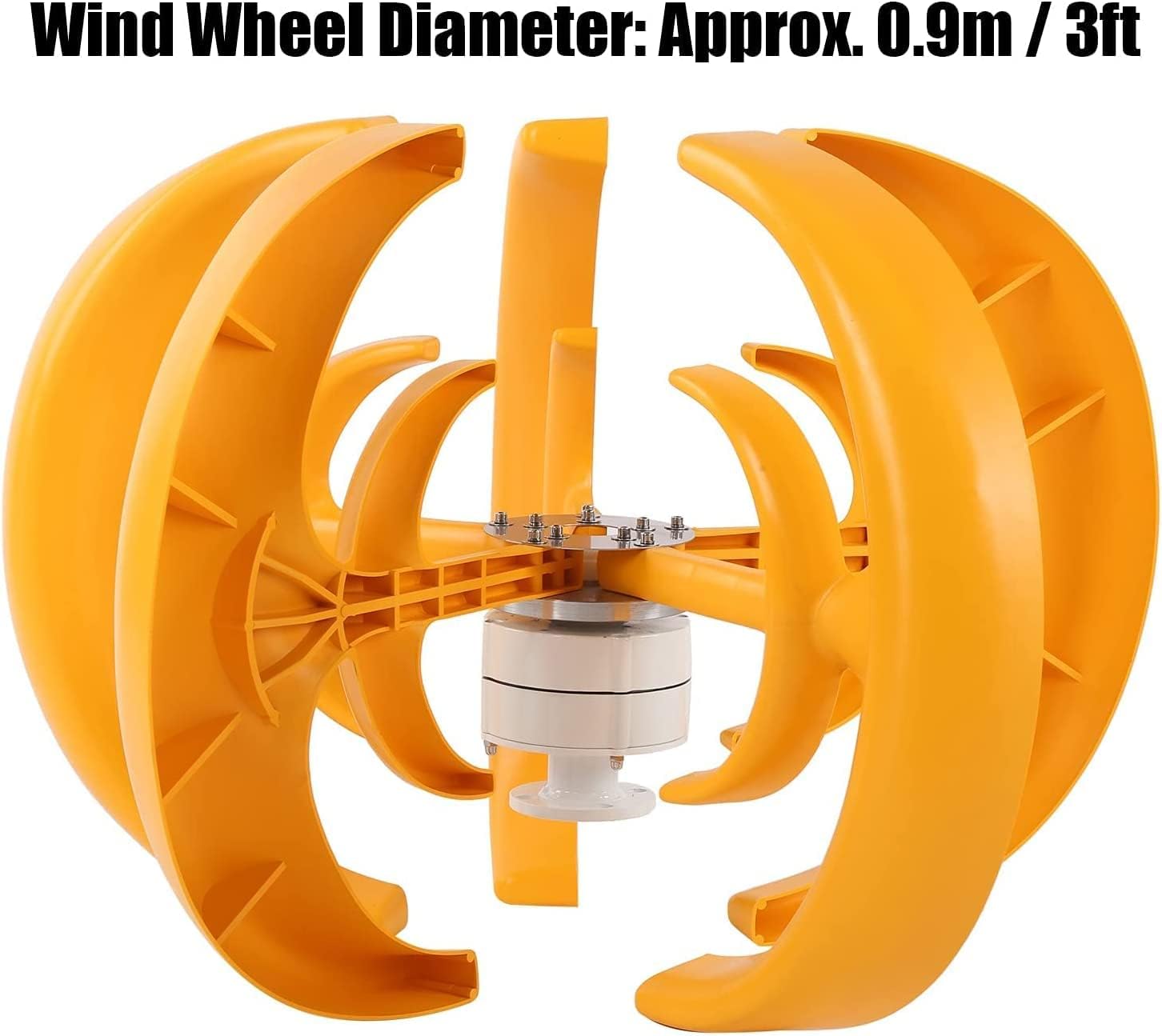 LiuSj JUnSt 8000W Windmill Wind Turbine Generator Kit, Wind Turbines Generator Lantern Motor Kit Vertical Axis for Home Hybrid Streetlight+Controller