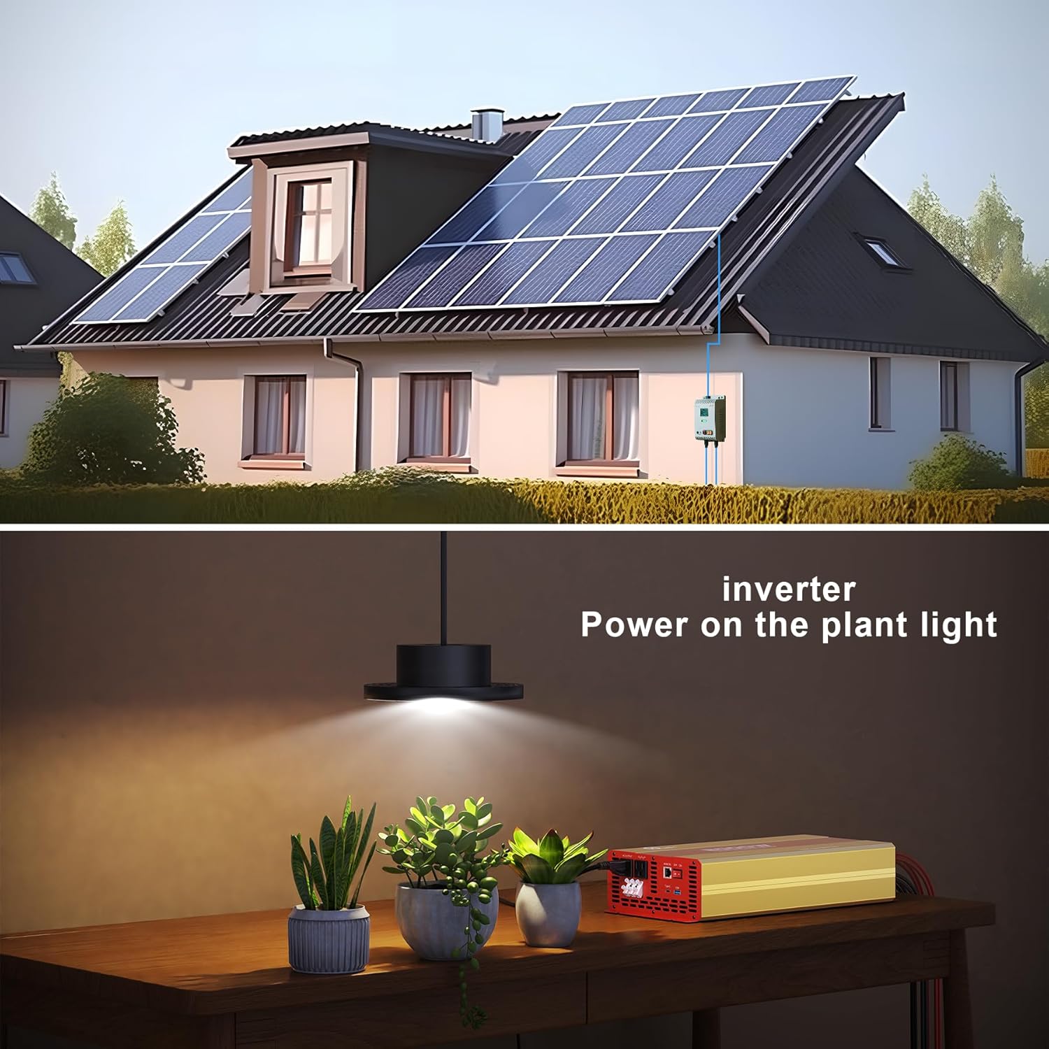 4000W Pure Sine Wave Inverter 12V DC to 120V AC Converter for Family Emergency Preparedness,Camping,RV,Solar DIY,Outdoors,Built-in 5V/2.1A USB-A,USB-C,Hardwire Port, Remote Controller