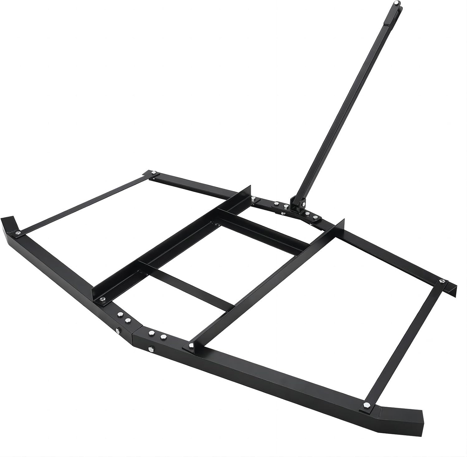 74”Wide Drag Harrow, Steel Driveway Drag with Pin Hitch, Tow Behind Landscape Leveling Rake 50lbs Max Heavy-Duty Lawn Leveling Tools for Tractor, Truck, Mower, ATV, Utv