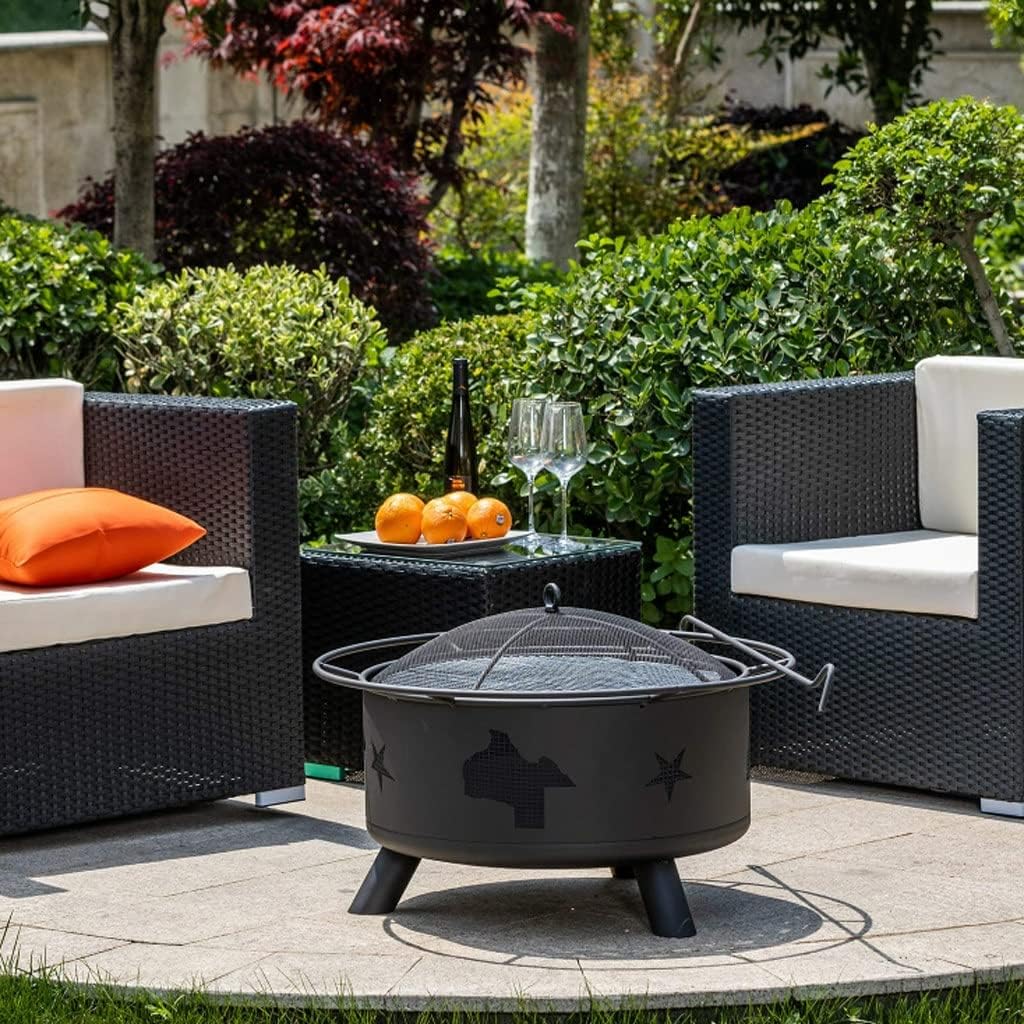 BBQ Grill Outdoor Outdoor Bonfire Burning Wood Grill - 30