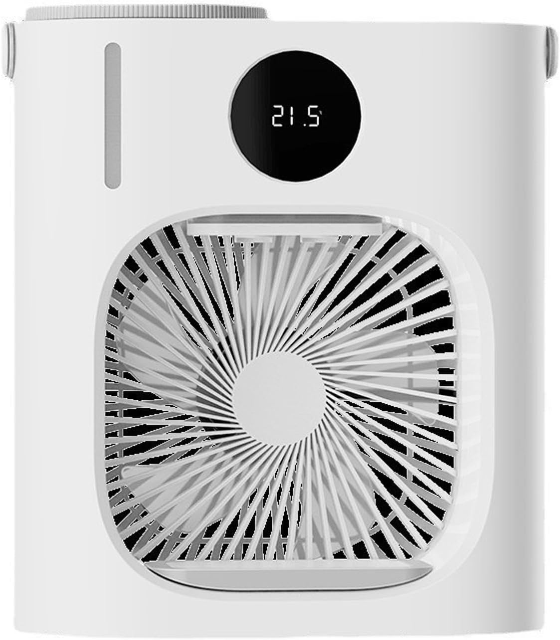 Portable Air Conditioner Cooling Fan 3 in 1 – Evaporative Air Cooler Fan with LED Display,Super Quiet Humidifier Misting Fan for Home Car Office Desk Bedroom
