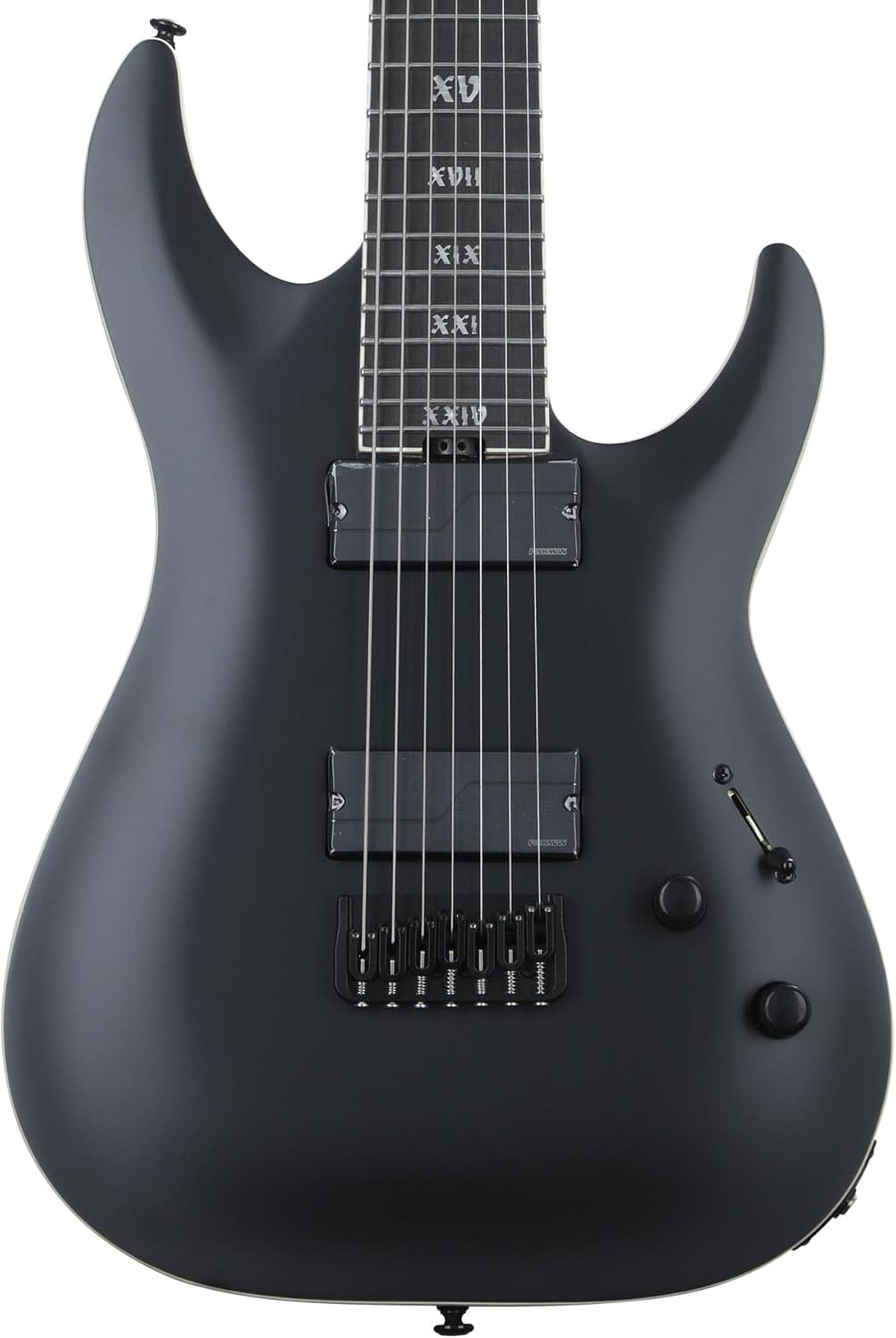 Schecter C-7 SLS Evil Twin - Satin Black