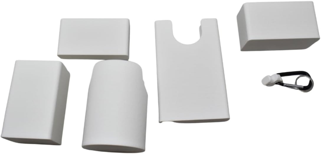 BAGLETS - The Ultimate Bundle - For Bogg Bags & Other Totes - Tote Bag Accessories - Phone Case Holder, Key & Wallet Holder, Carabiner Key Holder, Bottle Holder Accessory & Sunglasses Holder - White