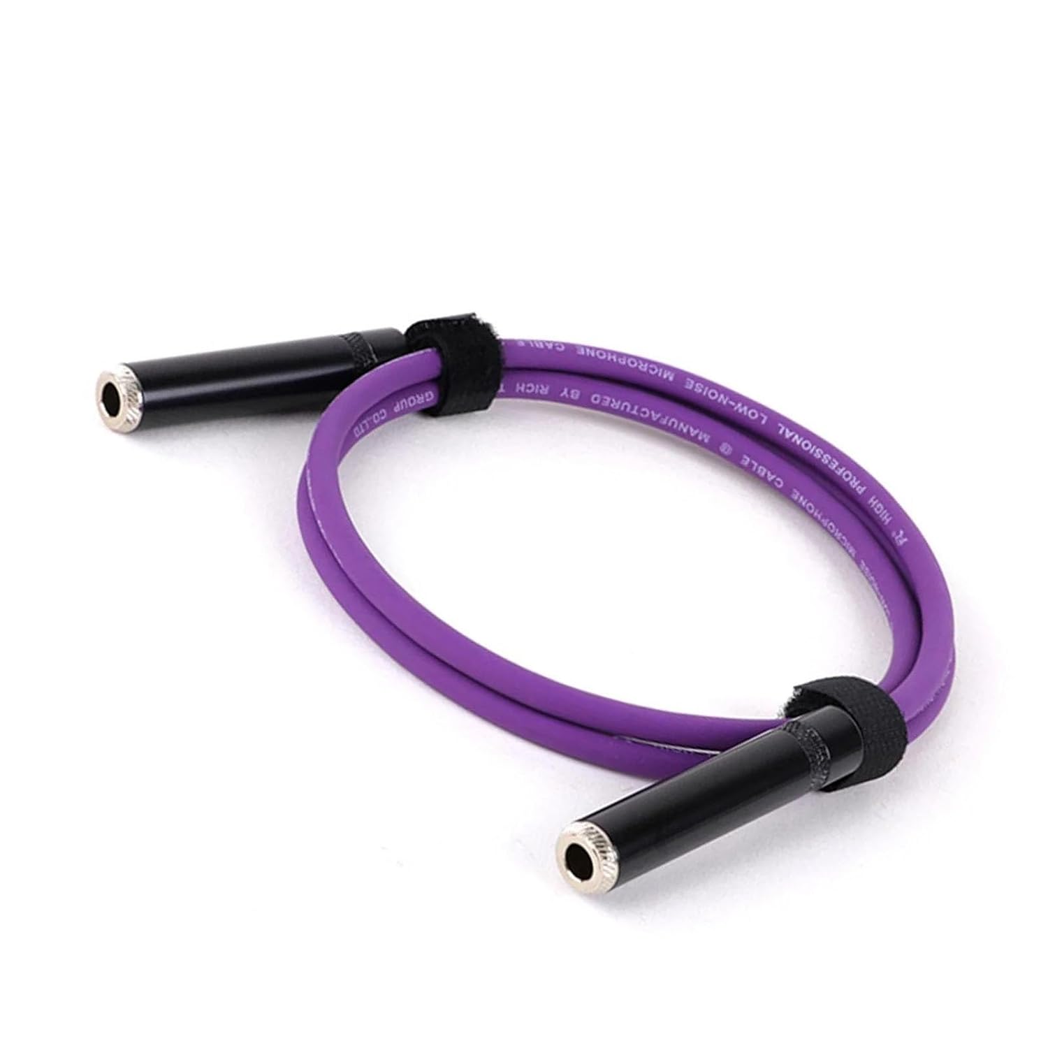 Guitar Audio Cable 1/4 Female to 1/4 Female Coupler,6.35mm Adapter Connector Extend 6.5 Stereo Cable Cord for Guitar Speaker Amplifier(Purple,15m)