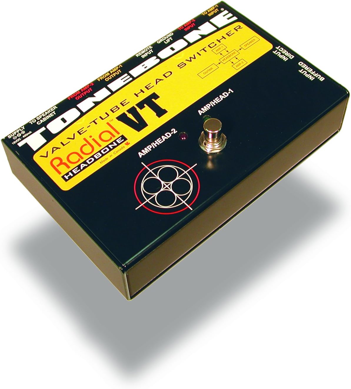 Radial Headbone VT Amp Head Switcher for Tube Amps