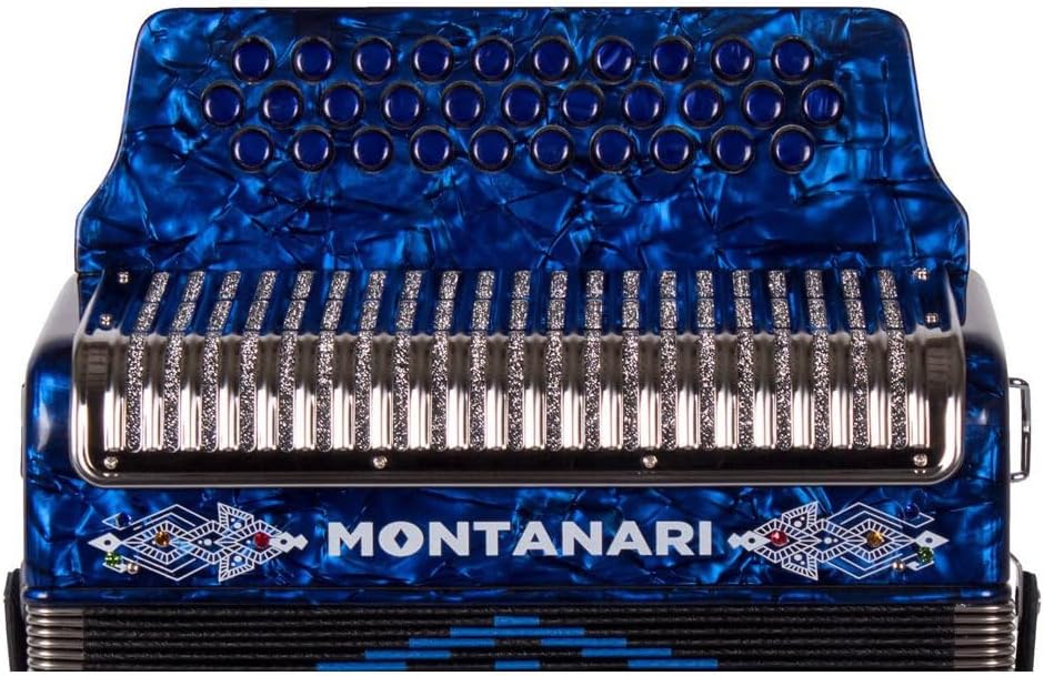 Montanari 3112 G Acordeon SOL Azul Accordion GCF