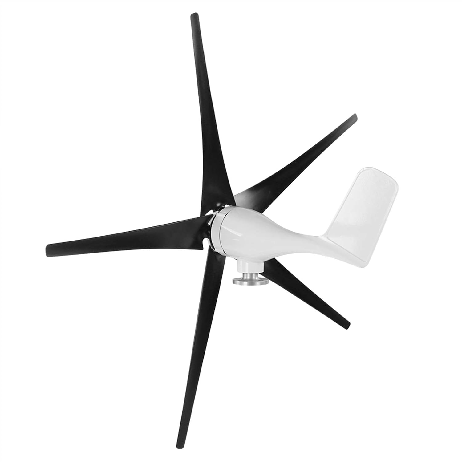 5 Blades Wind Generator, 800W Small Wind Generator 5 Blades Wind Turbines Kit with 3-Phase AC Permanent Magnet Synchronous (24V)