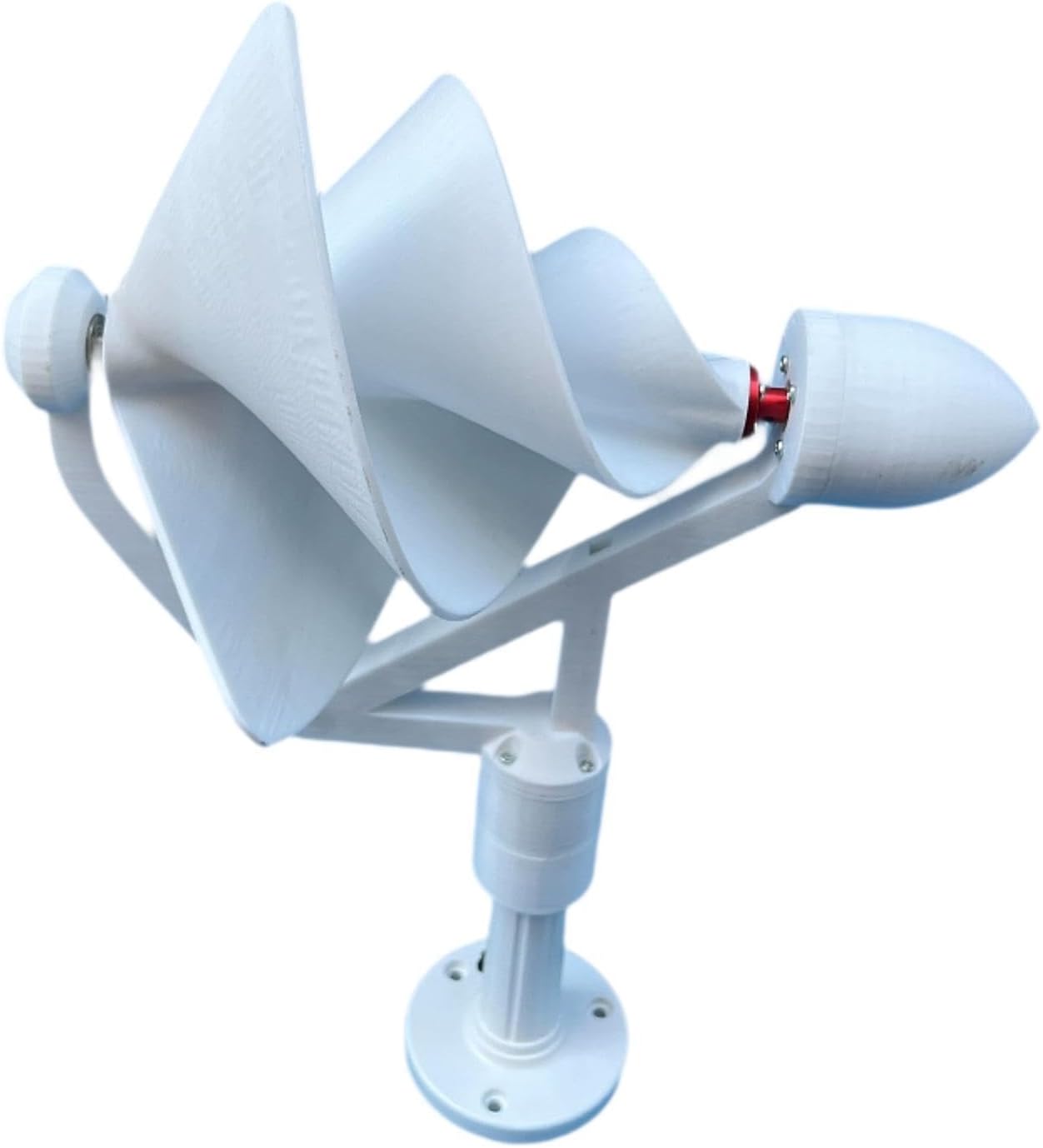 Spiral Wind Turbine Generator 50W, High Efficiency Three Phase Brushless, 11.81x14.96inch, Easy to Install for Home, Outdoor, Boat, Cabin