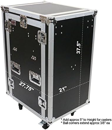 OSP 16 Space ATA Mixer/Amp Rack Case & Table Lids